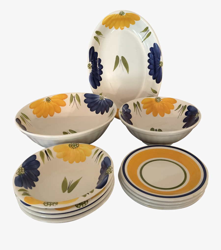 Clip Art Italian Maxam Daisy Dinnerware - Ceramic, Transparent Clipart