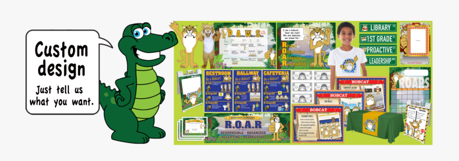 Gator Clipart Mascot - Clip Art, Transparent Clipart