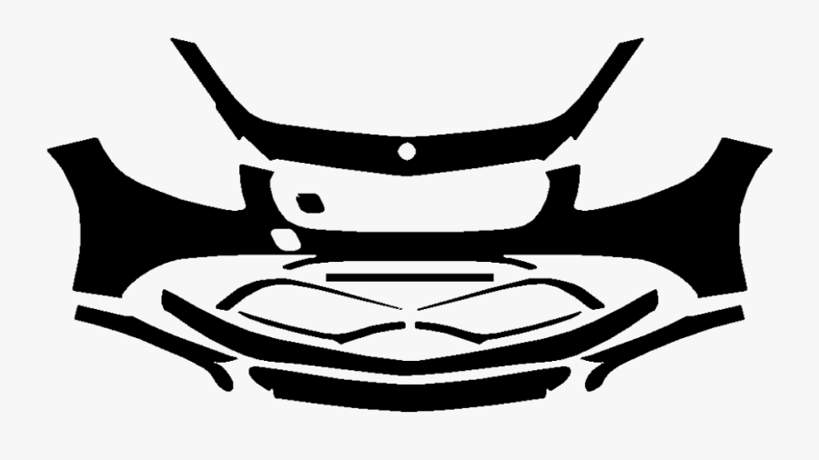 2015-2017 Mercedes S63, S65 Amg 3m Clear Bra Front, Transparent Clipart