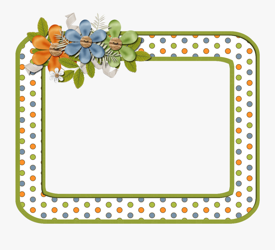 Picture-frame - Digital Scrapbooking Clipart Scrapbook Borders And, Transparent Clipart