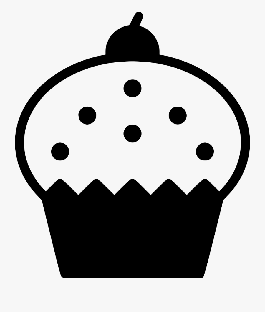Cupcake Muffin Cake Dessert Sweet, Transparent Clipart