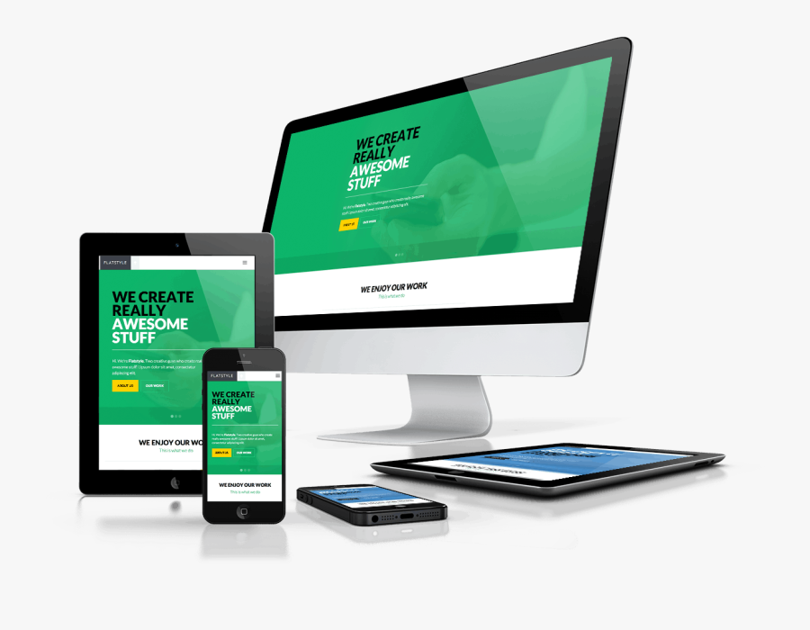 7 Mistakes To Avoid When Building A Website - Mockup Responsive Design Png, Transparent Clipart