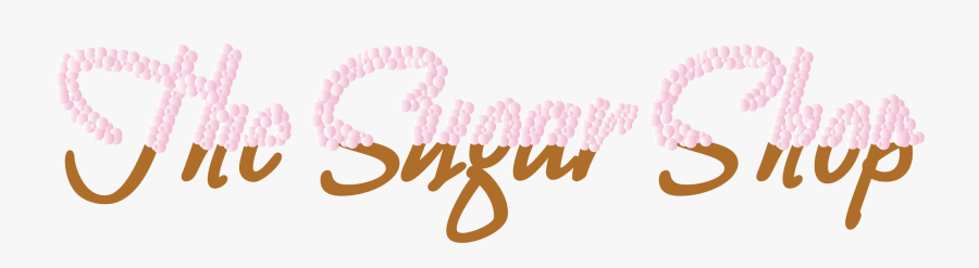 The Sugar Shop - Calligraphy, Transparent Clipart