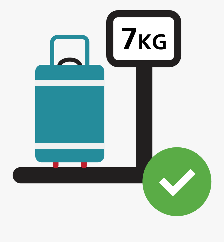 Hand Carry Luggage Size Saudi Airlines , Free Transparent Clipart