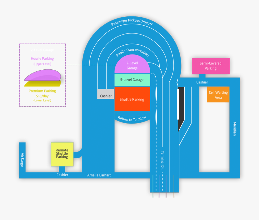 Car Rental Will Rogers Airport Map, Transparent Clipart