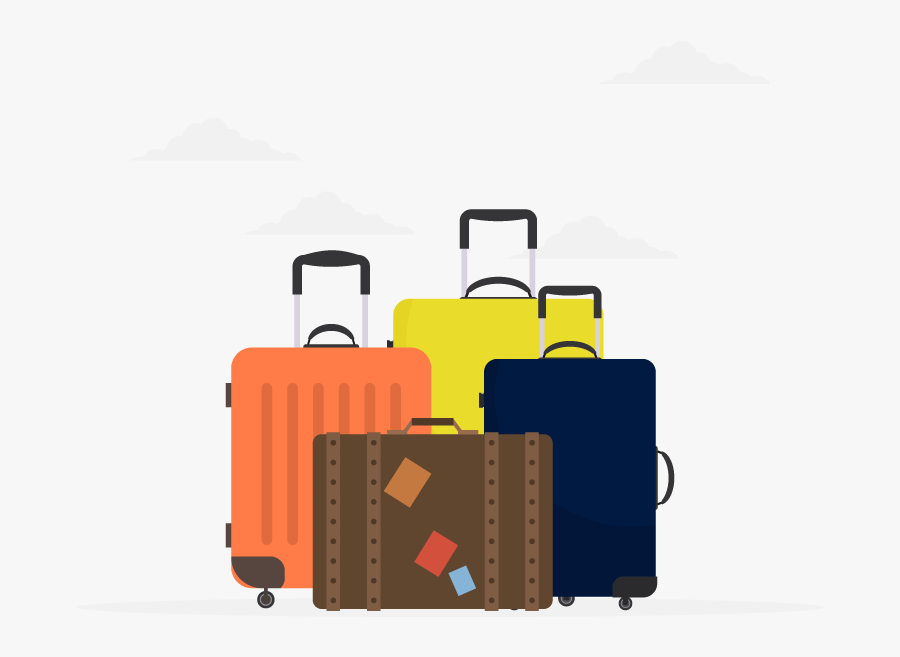 Checked Baggage Will Utilise Luggage Ground Transport - Hand Luggage, Transparent Clipart