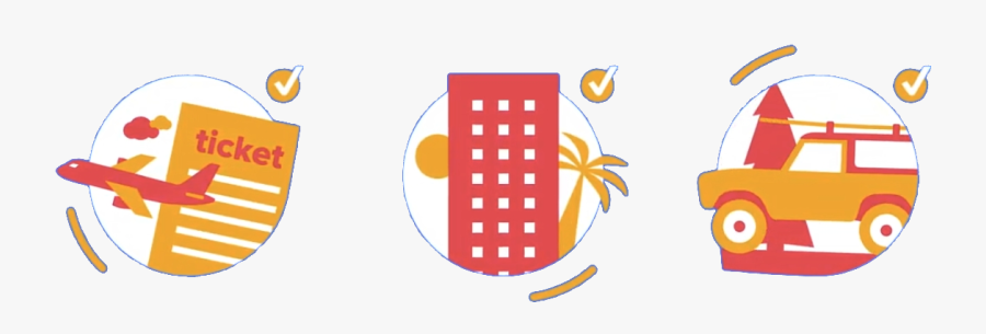 Search,book And Get Rewarded - Circle, Transparent Clipart