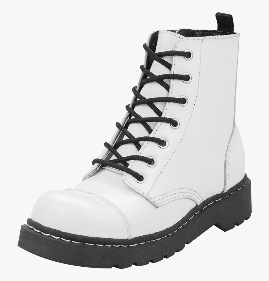 transparent combat boots