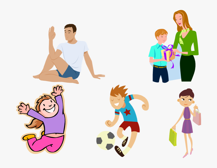 If You Have A Big Family You Can Use These Esl Meeting - Girl Jumping For Joy, Transparent Clipart