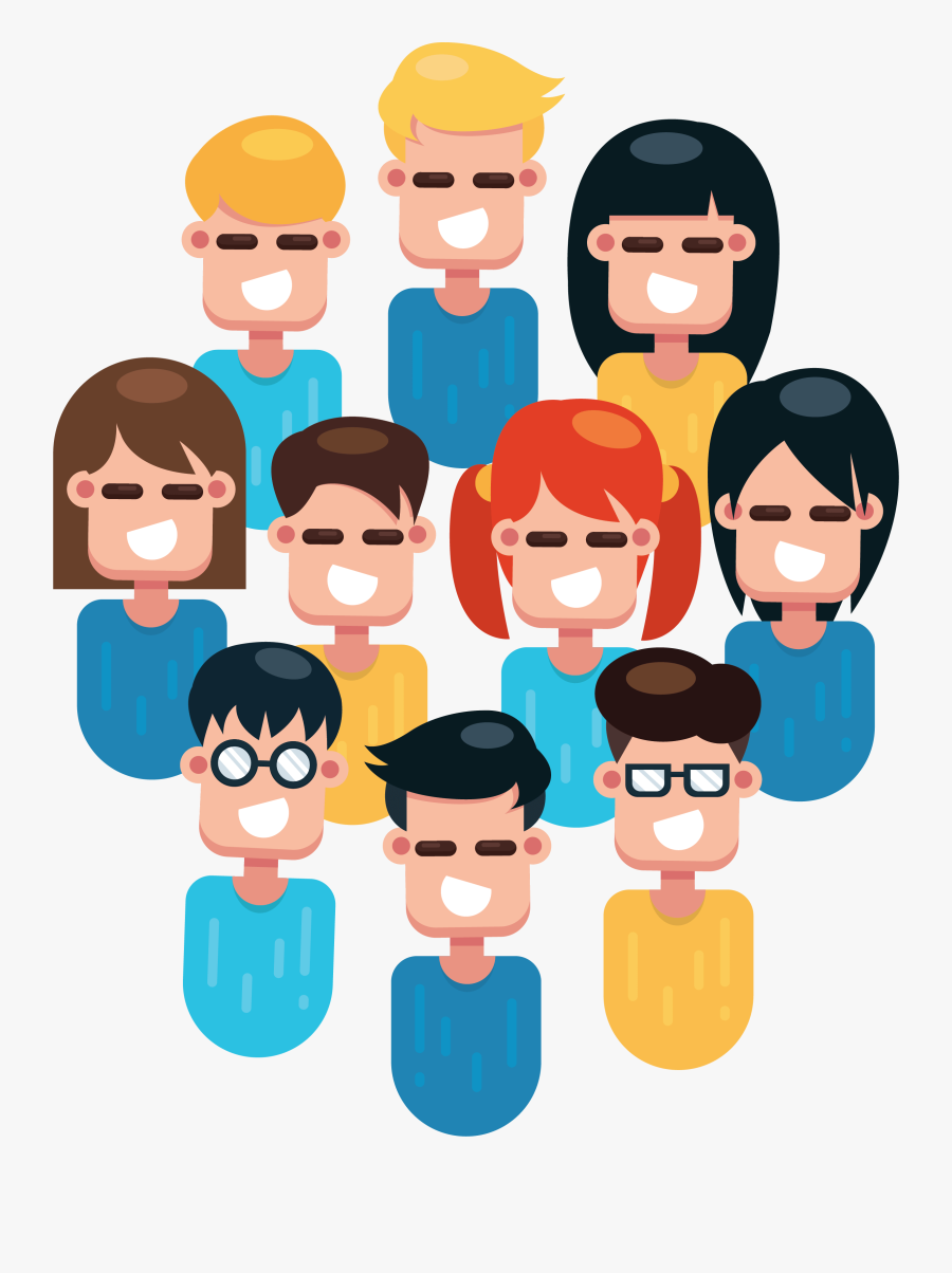 Faces - Cartoon, Transparent Clipart