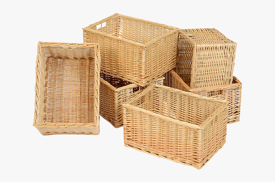 Wicker Basket Trolley Classroom, Transparent Clipart