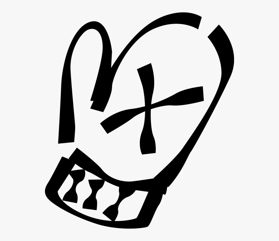 Vector Illustration Of Winter Mitts Or Mittens Keep, Transparent Clipart