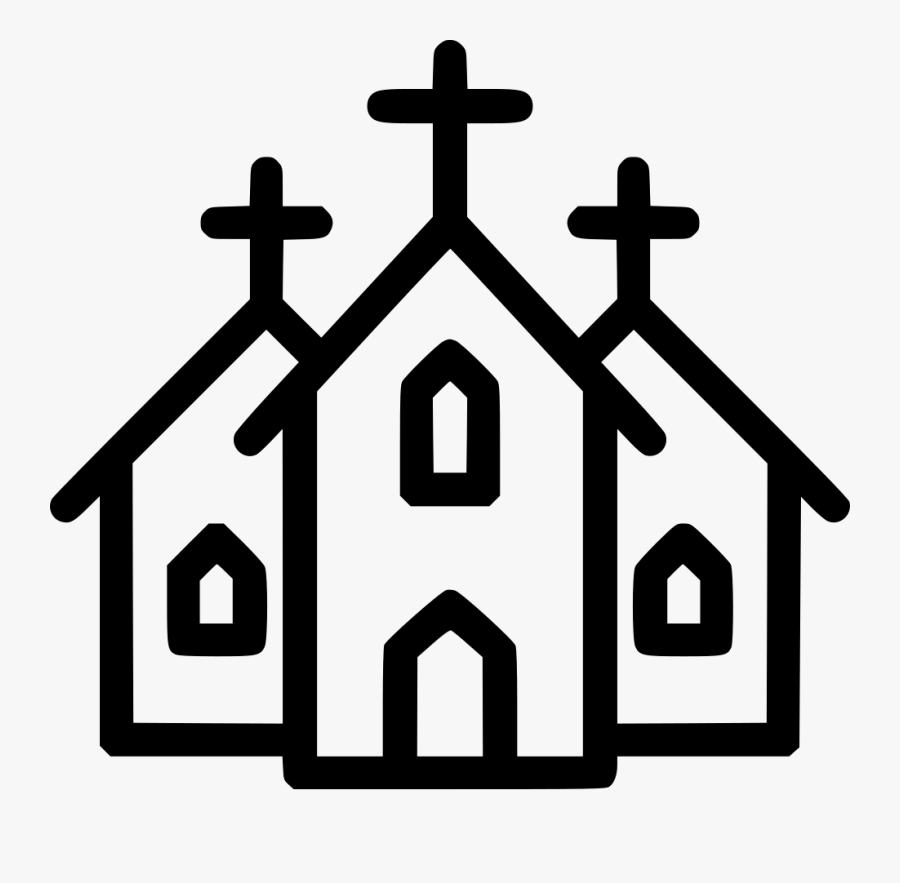 Church Christian Christianity Institution Building - Church Icon For Map, Transparent Clipart