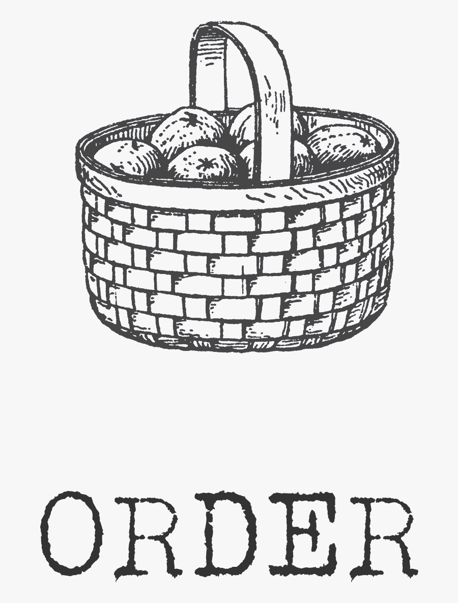 Drawing Of Wicker Basket - Basket Clip Art, Transparent Clipart