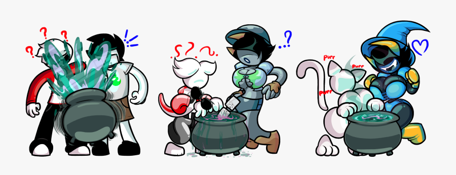 Spooktober Stuck A Witch And Her Kitty - Frost Lock Deviantart, Transparent Clipart