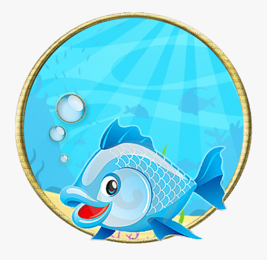 Cute Cartoon Fish, Transparent Clipart
