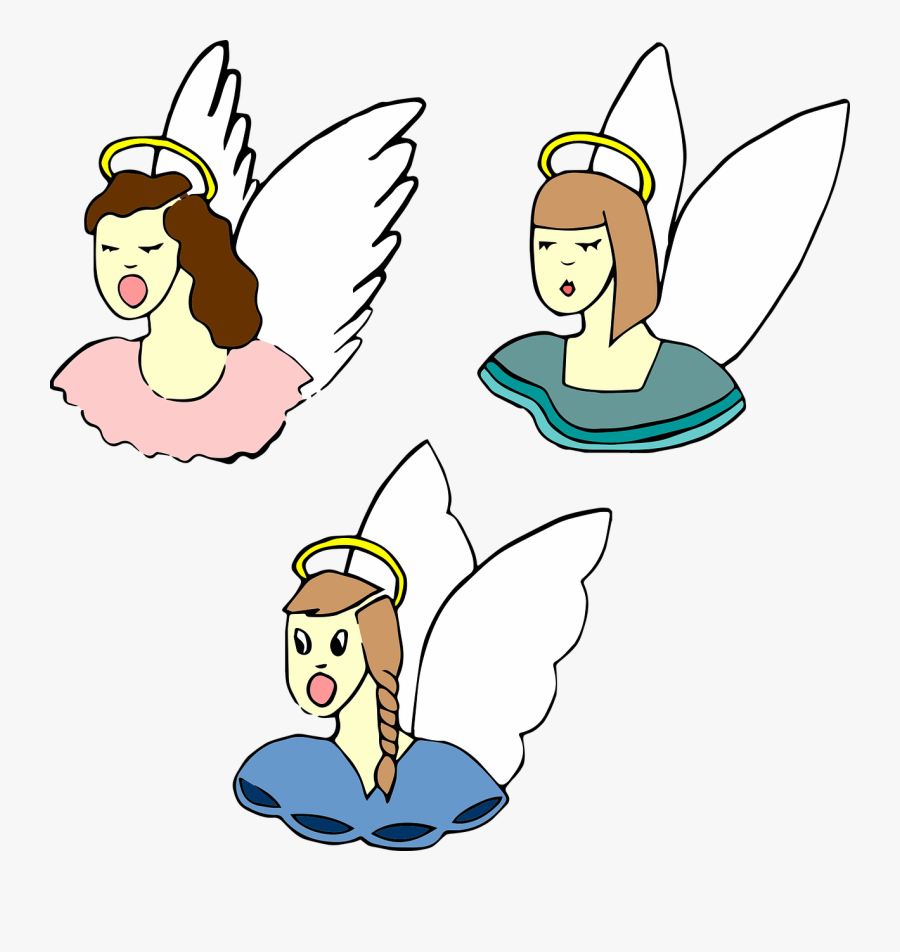 Angel Christmas Religion Free Picture - Cartoon, Transparent Clipart