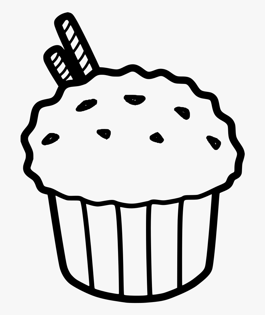 Pastry Drawing Illustration - Bakery Clipart Black And White Png, Transparent Clipart