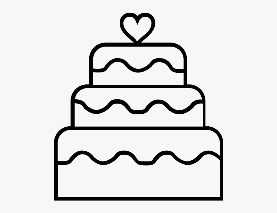 Truetour™ By Visiting Media - Wedding Cake Coloring Pages, Transparent Clipart