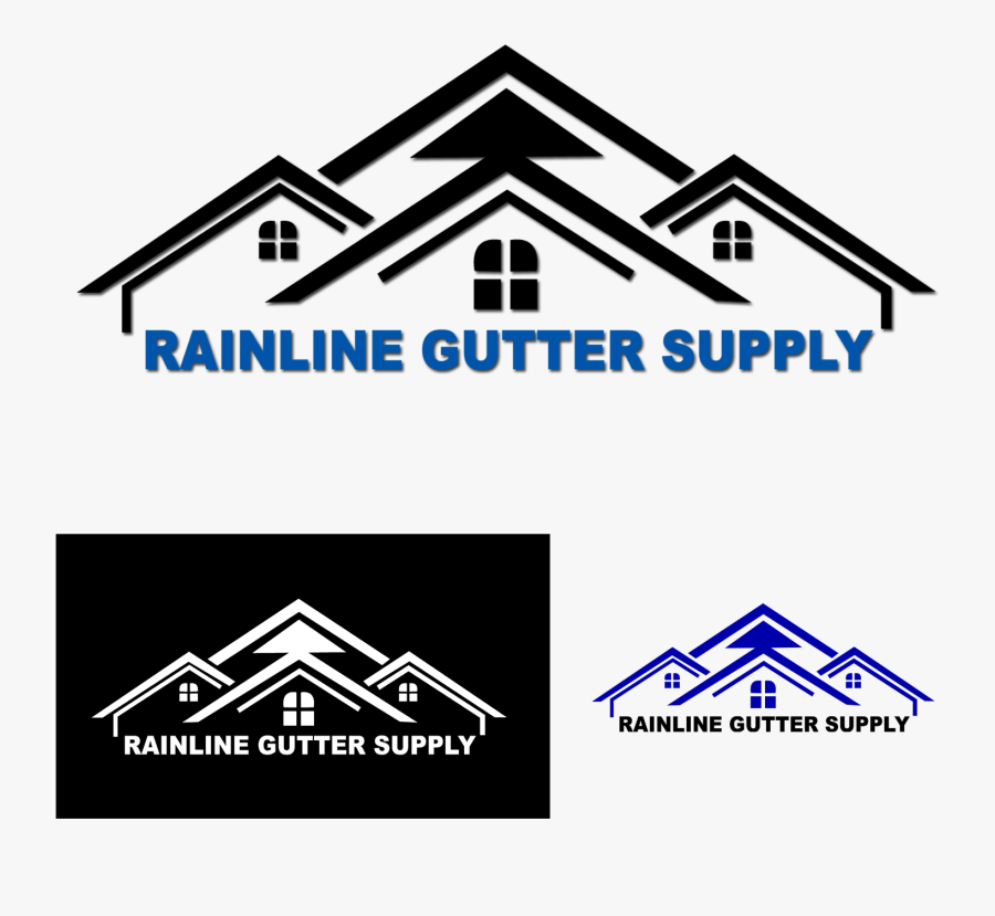 Logo Design By Amanat Design House For Rainline Gutter - Triangle, Transparent Clipart