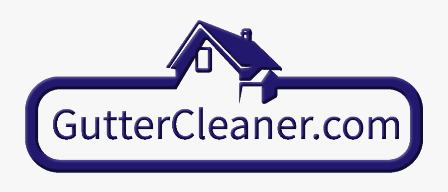 Gutter Cleaner Notagline Logo Small, Transparent Clipart
