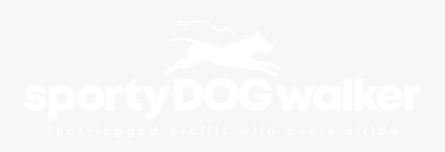 Sporty Dog Walker - Poster, Transparent Clipart