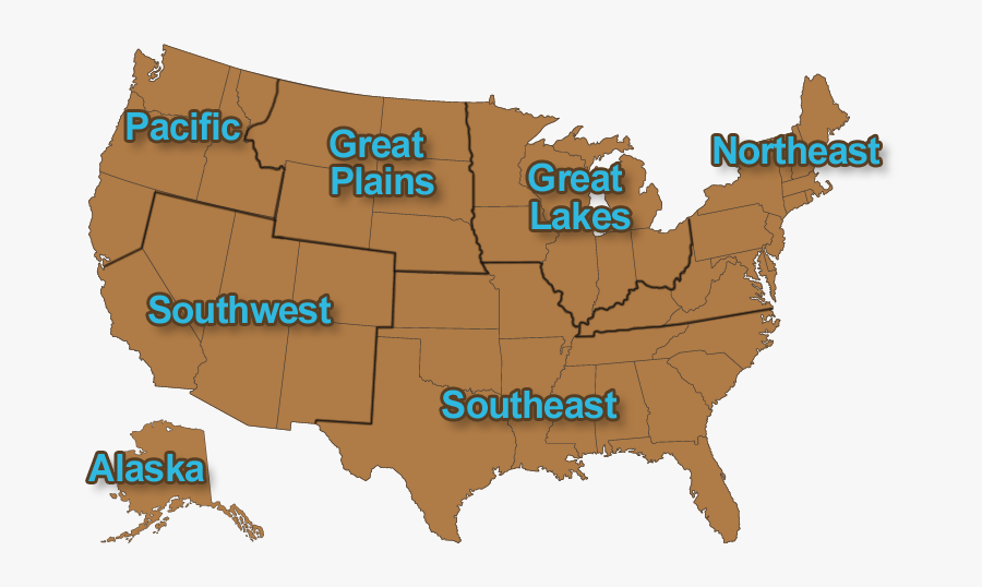 Regionsmap - Green River On A Map, Transparent Clipart