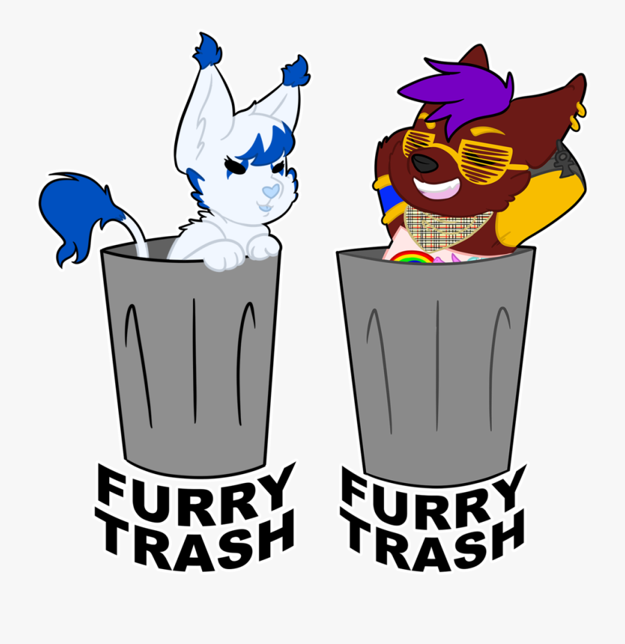 Furry Trash X2 By Koartss, Transparent Clipart
