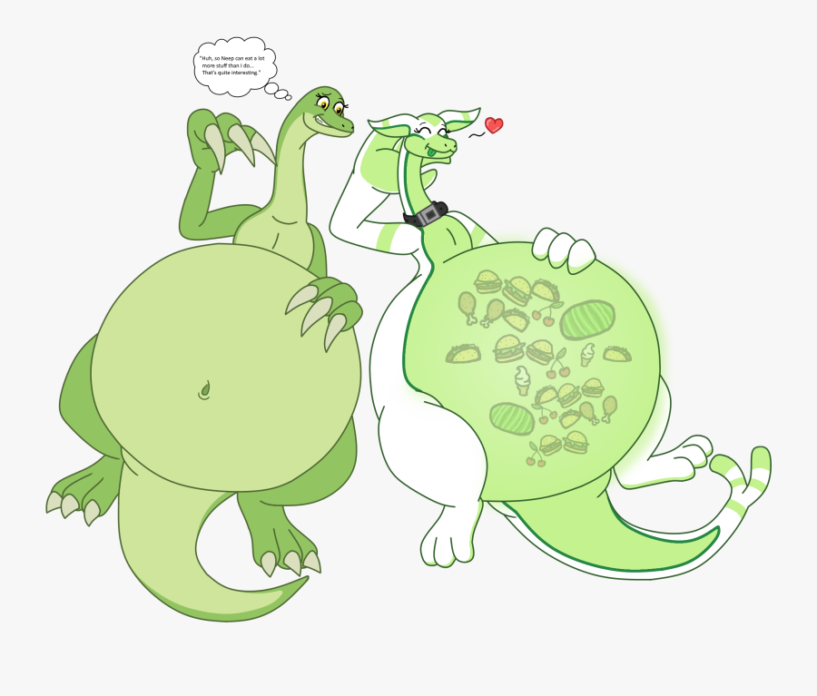 Two Big, Green Girls - Dragovian15 Zina, Transparent Clipart