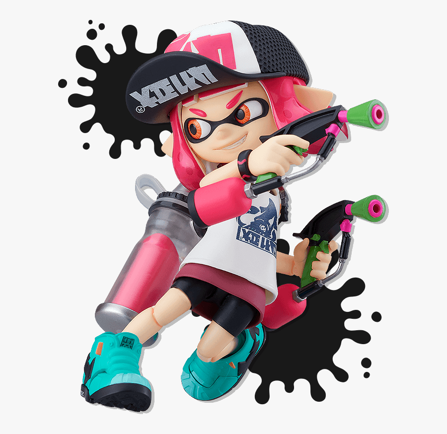 Transparent Squid Girl Png - Figma Do Splatoon, Transparent Clipart