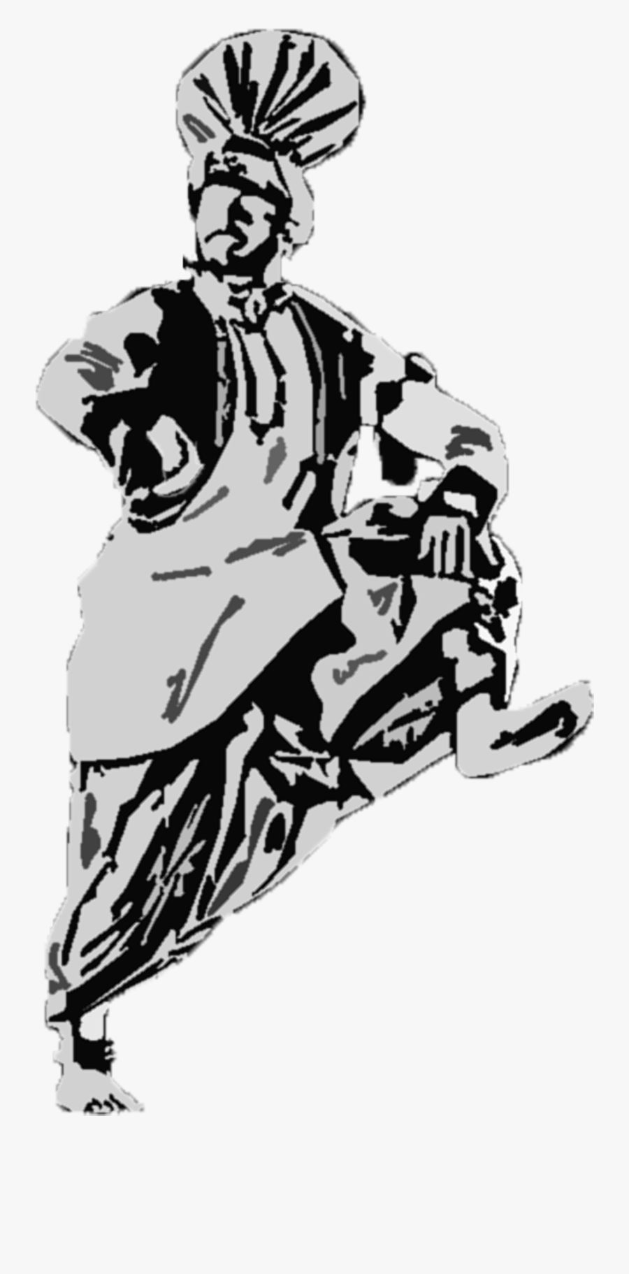 Clip Art Virsa De Punjab Delivery - Bhangra Black And White Png, Transparent Clipart