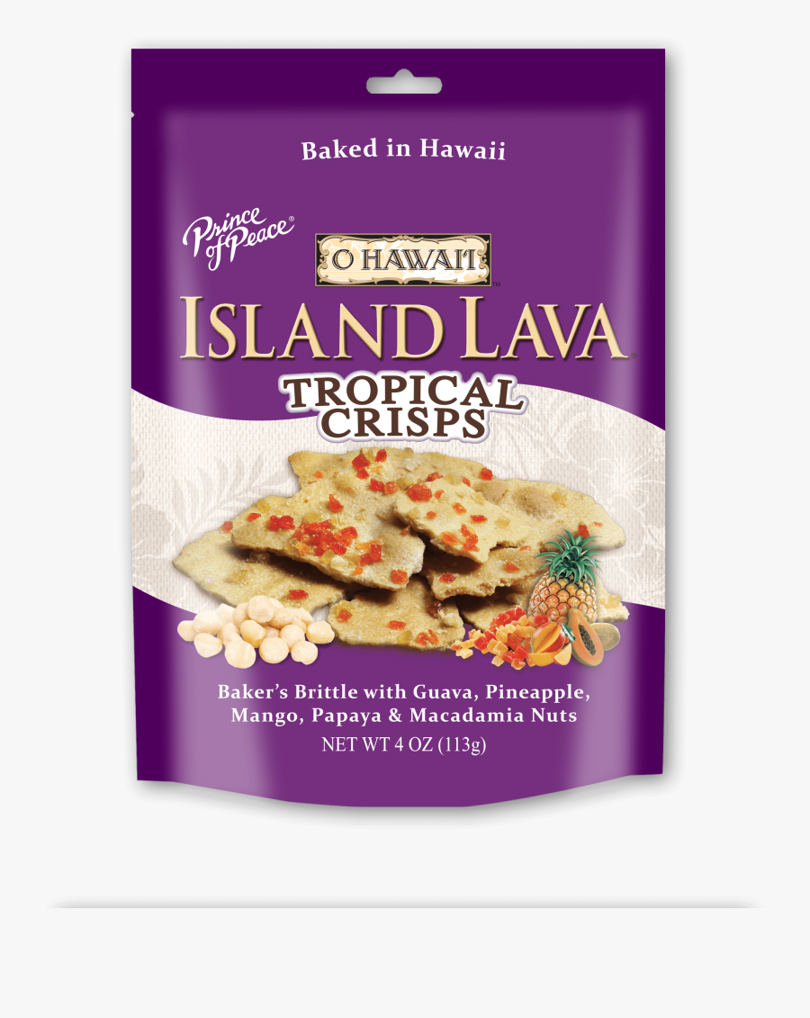 Prince Of Peace Island Lava Tropical Fruit Crisps, - Dish, Transparent Clipart