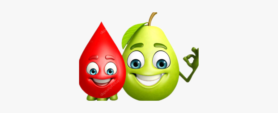 Scfruits Freetoedit Fruits - Guava Fruit Cartoon Character, Transparent Clipart