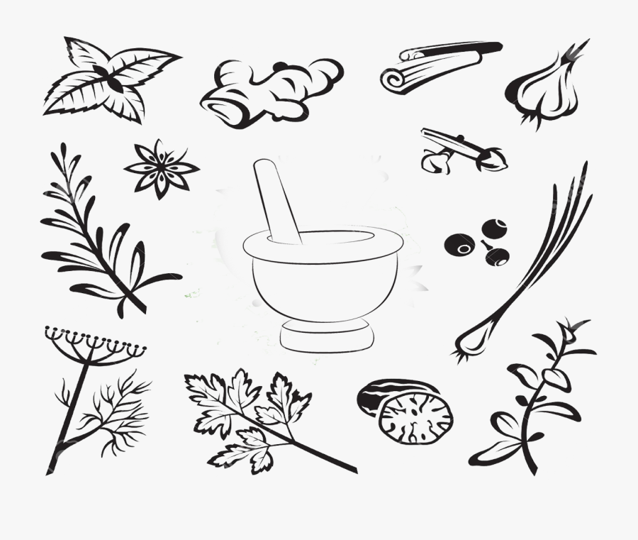 Masala Clipart Black And White Png, Transparent Clipart