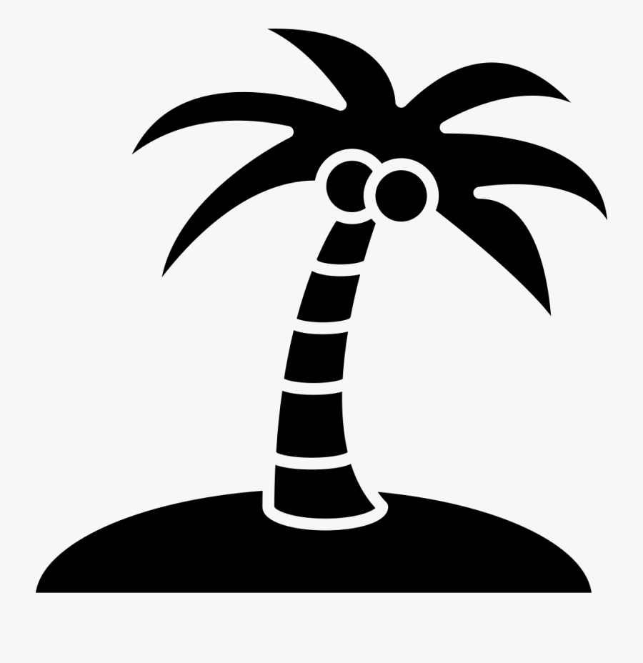 Coconut Tree Icon Png, Transparent Clipart
