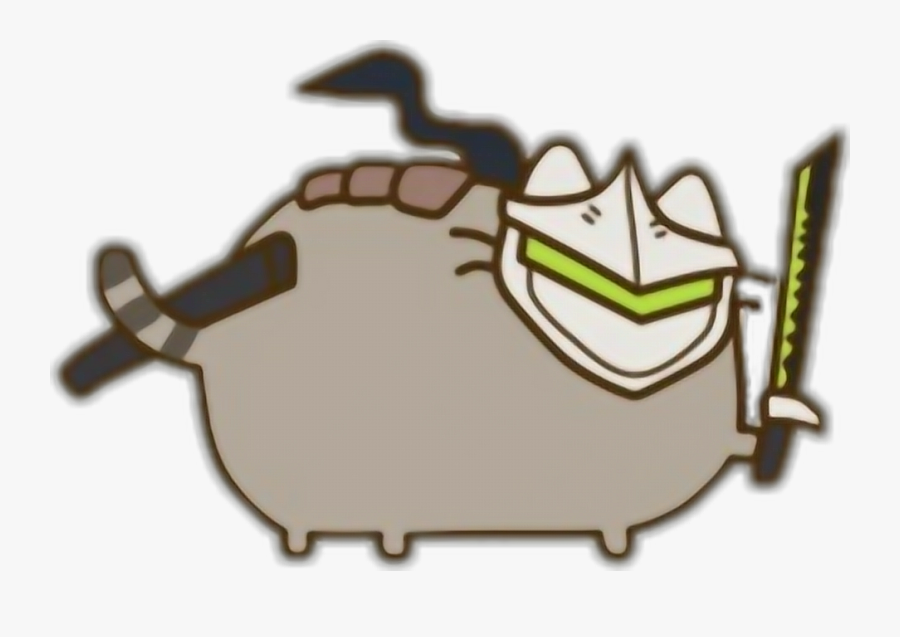 #pusheen #overwatch Genji, Transparent Clipart