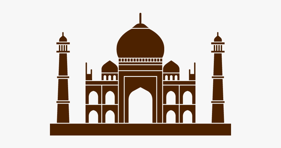 Collection Of Arabian - Black And White Taj Mahal Clipart, Transparent Clipart
