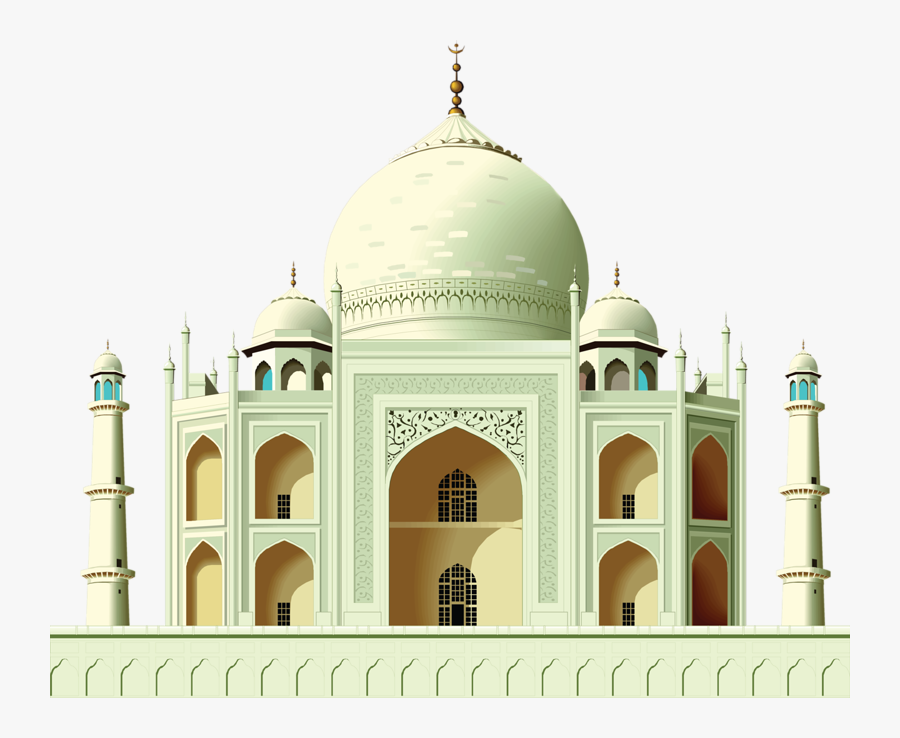 Vector 3d Mosque - Taj Mahal Png Hd, Transparent Clipart