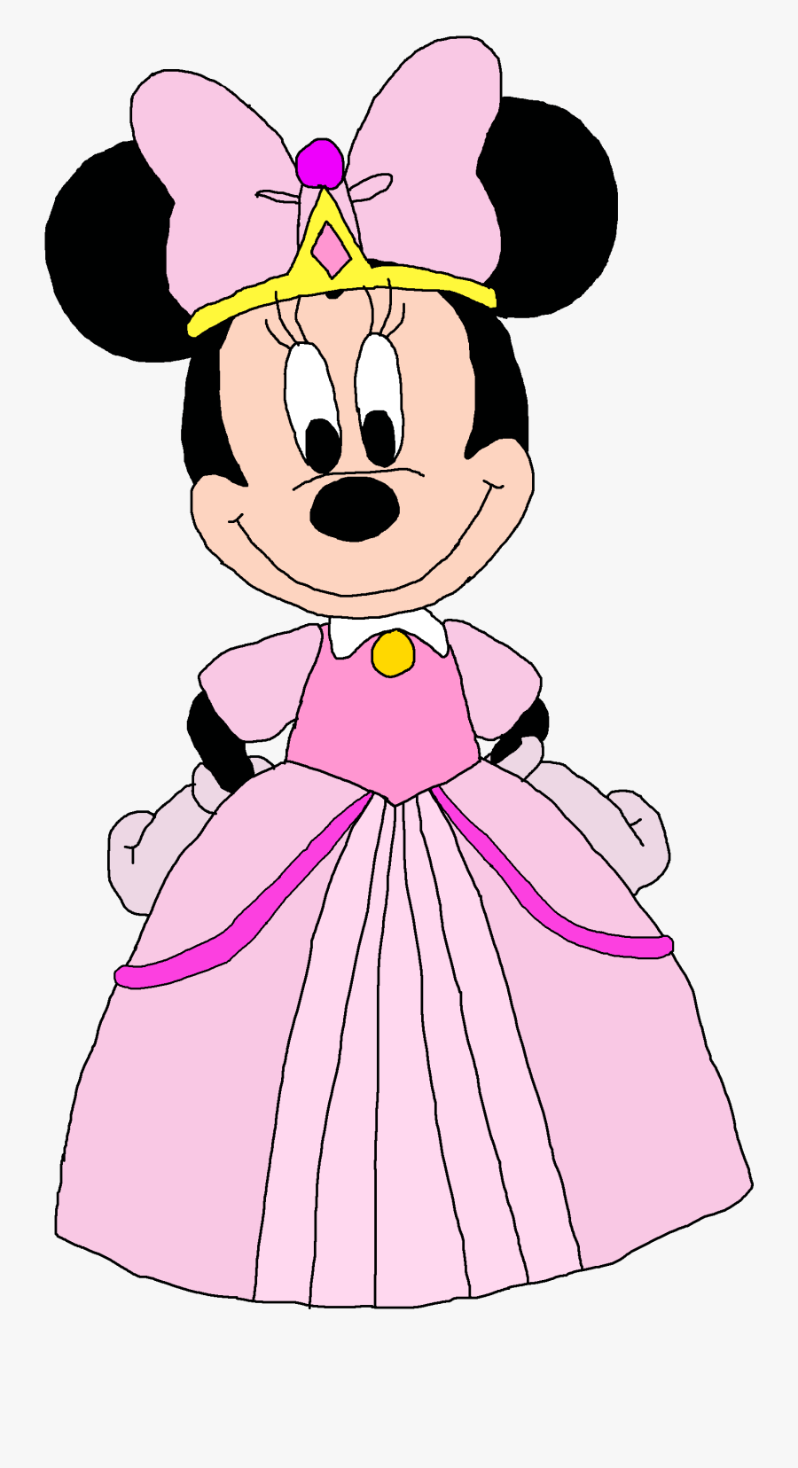 Minnie Mouse Princess Png, Transparent Clipart