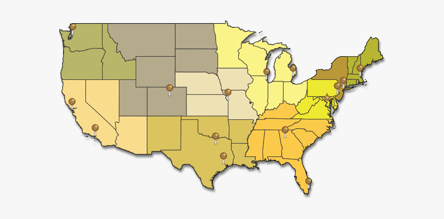 Static Representation Of The Interactive Regional Map - Most Popular Video Game World Map, Transparent Clipart