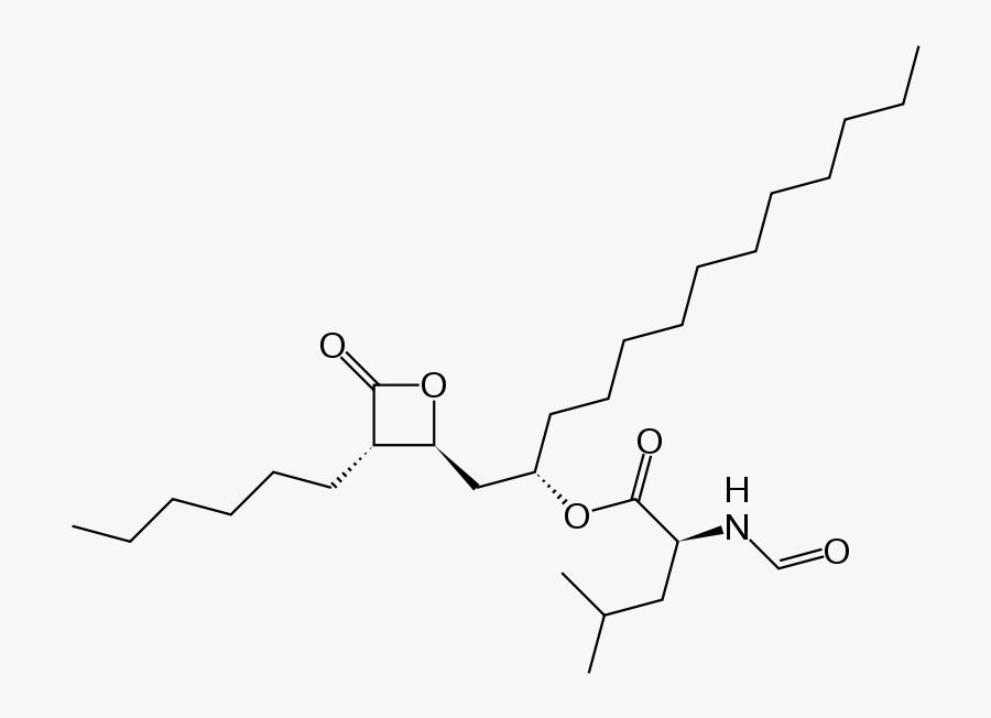 Orlistat Wzór, Transparent Clipart
