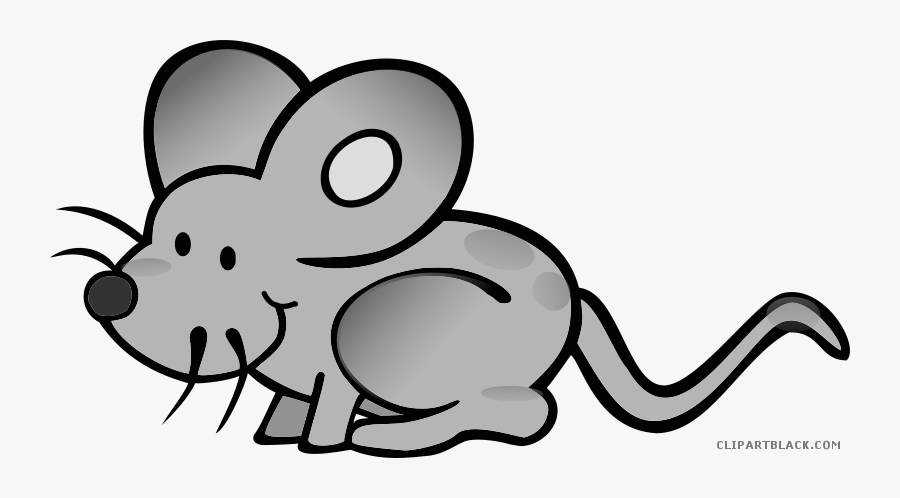 Grayscale Clipartblack Com Animal - Cartoon Transparent Mouse Png, Transparent Clipart