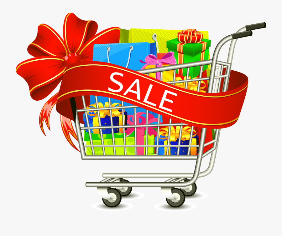 Discount Clipart Shopping Cart - Online Shopping Cart Png, Transparent Clipart