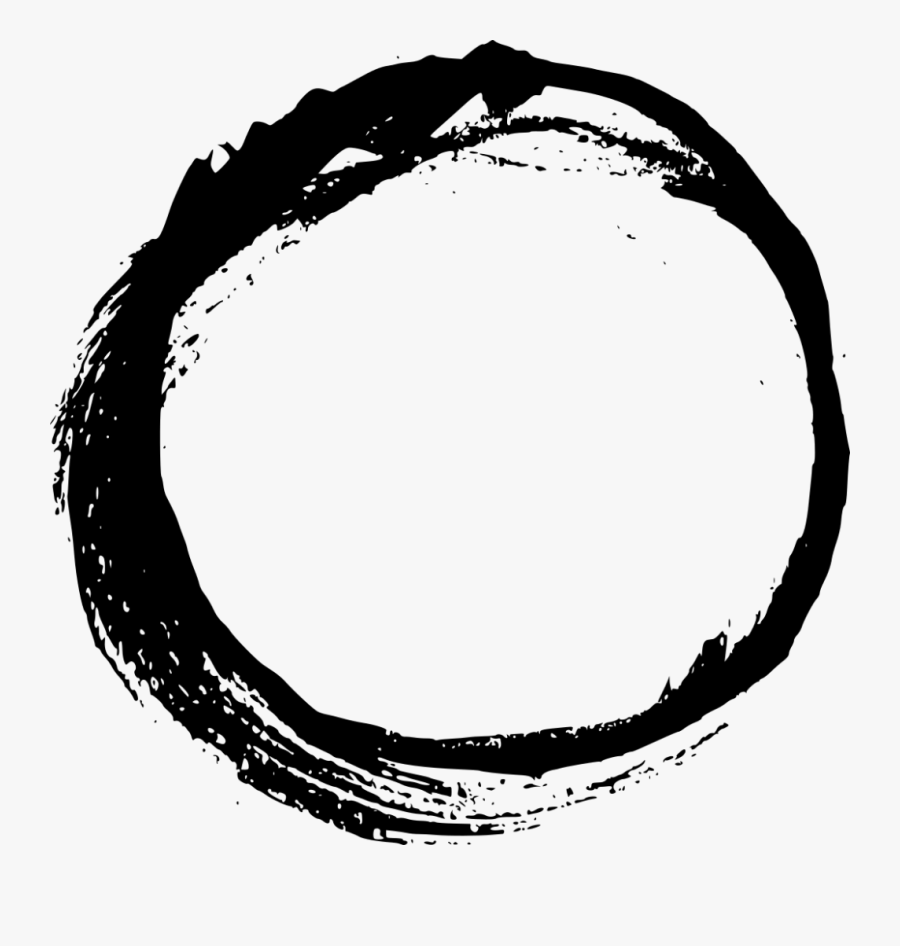 Grunge Circle Frame Png, Transparent Clipart