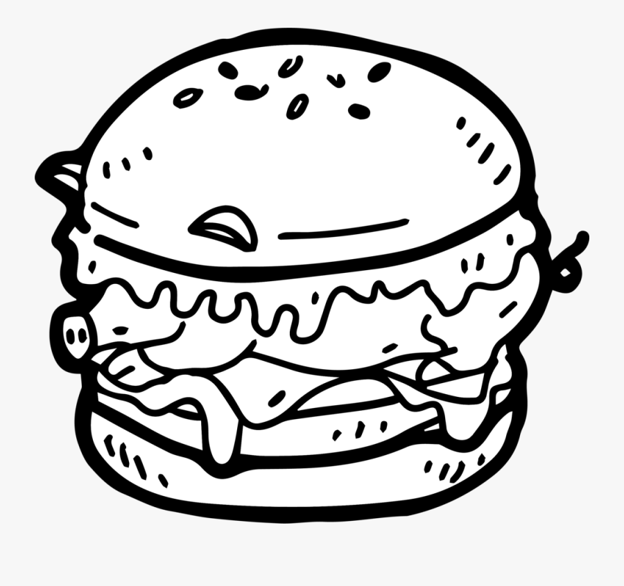 Burger Pig, Transparent Clipart