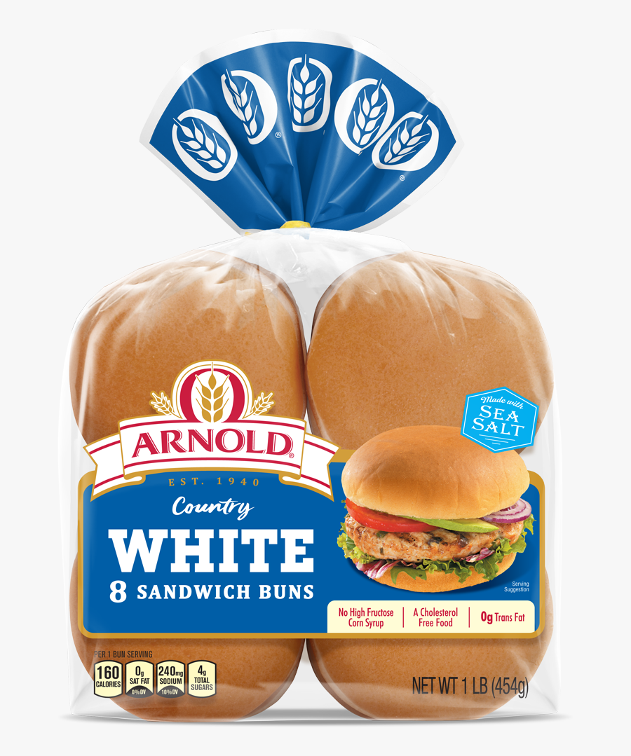 Arnold Hamburger Buns, Transparent Clipart