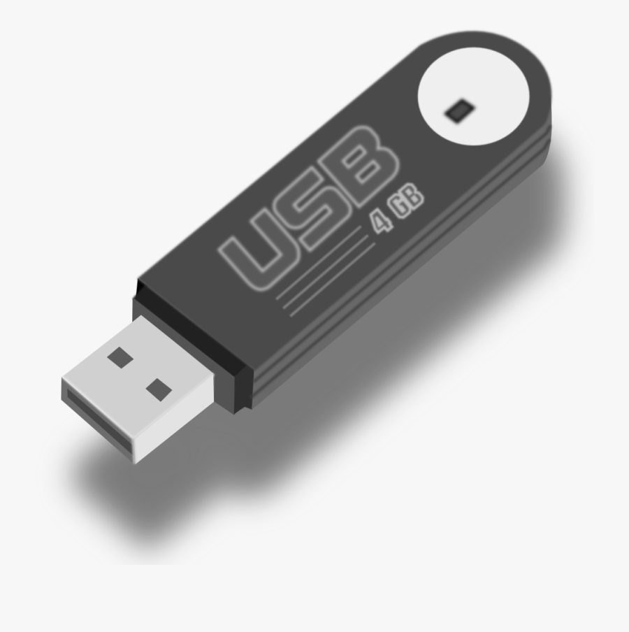 Usb Flash Drive, Transparent Clipart