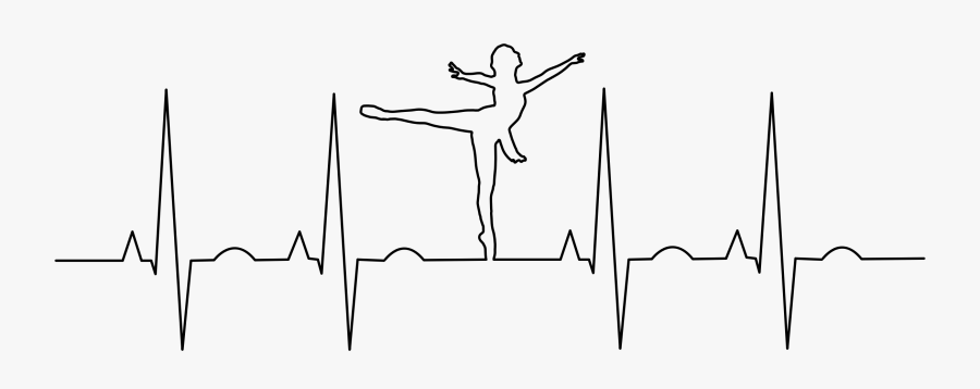Ballet Dancer Ekg Clip Arts - Electrocardiography, Transparent Clipart