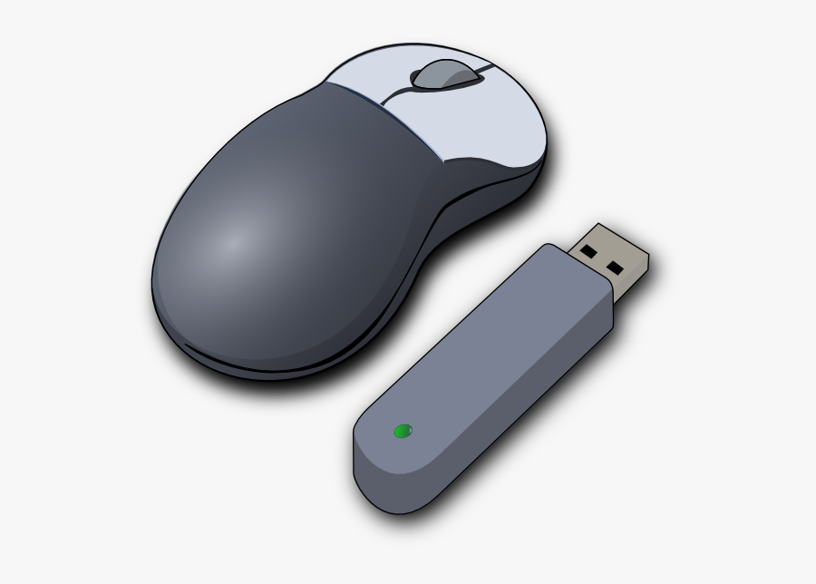 Computer Mouse With Usb, Transparent Clipart