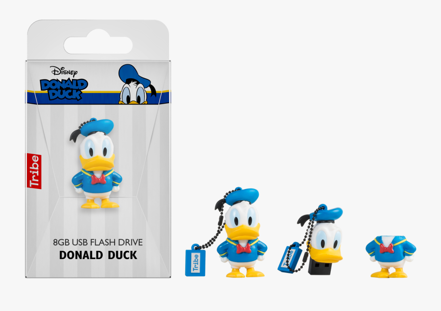 Donald Duck Flash Drive, Transparent Clipart